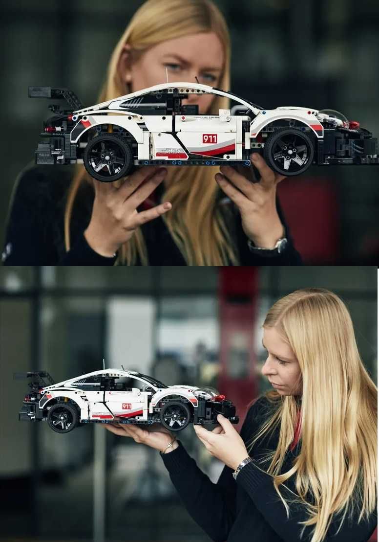 NOU Masina Tip Technic Porsche 911 RSR 42096 - 50cm