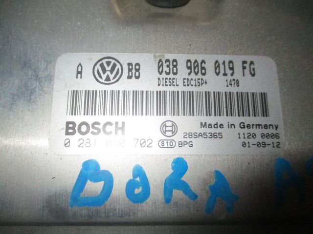 Calculator motor ECU Golf 4 Bora Skoda seat A3 motor 1,9 TDI ASZ