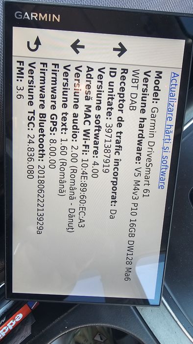 GPS GARMIN harta României