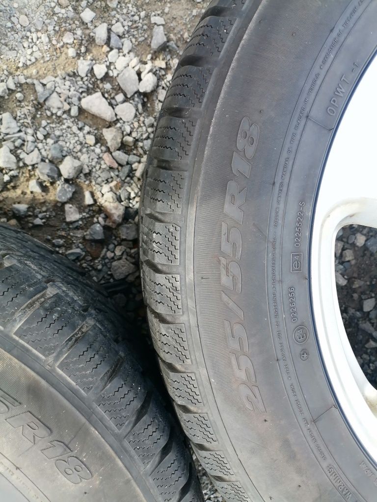 Продавам лети джанти с гуми 255 55R 18 TOYO