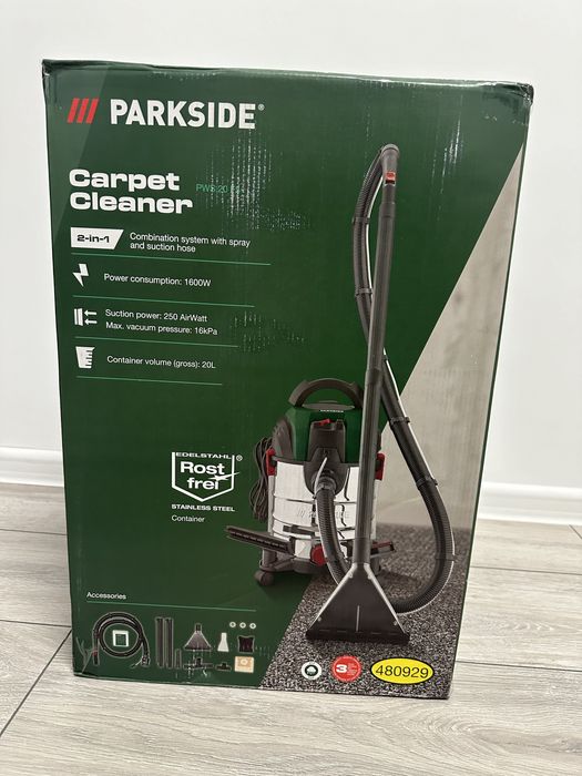 Aspirator Parkside cu injecție-extracție – Nou, Sigilat