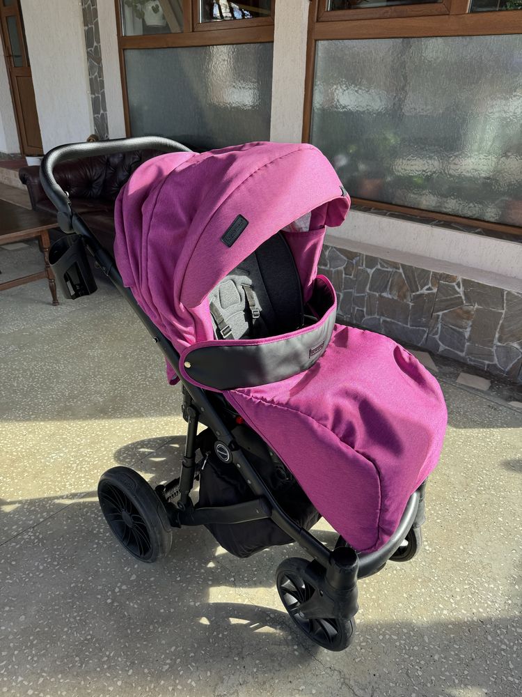 Carucior 3 in 1 Krausman- Owo Plus Pink