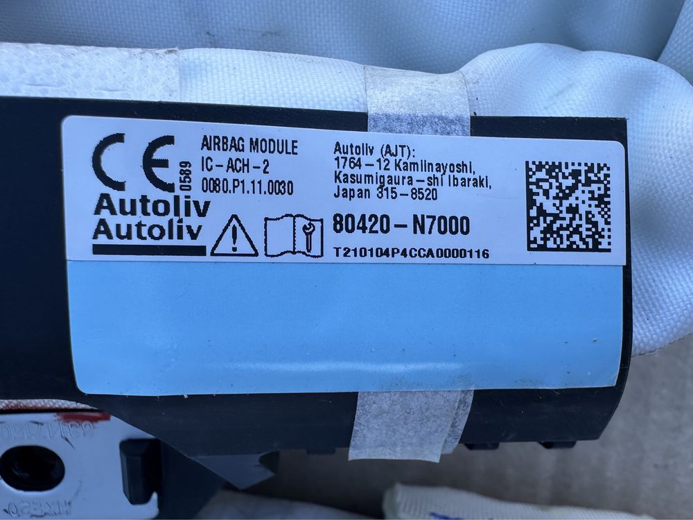 Kit airbag Hyundai Tucson 4 2020-2024, Cortine / Centuri / Modul