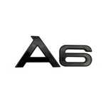 Emblema A6 Embleme AUDI stema neagra sigla scris sticker inscriptii