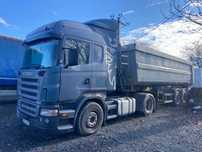 Scania impreuna cu semiremorca Schmitz