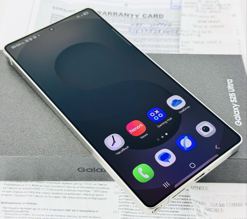 Samsung Galaxy S25 Ultra 5G 256GB 12RAM Gray Перфектен! 2г. Гаранция!