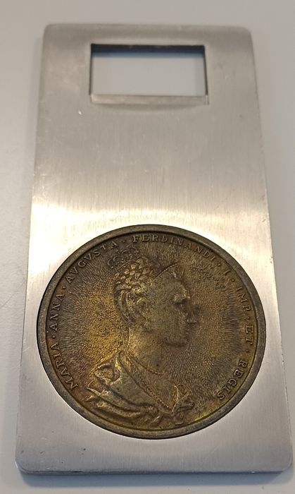 Medalie comemorativa 1836 antica Maria Augusta Ferdinand incoronare