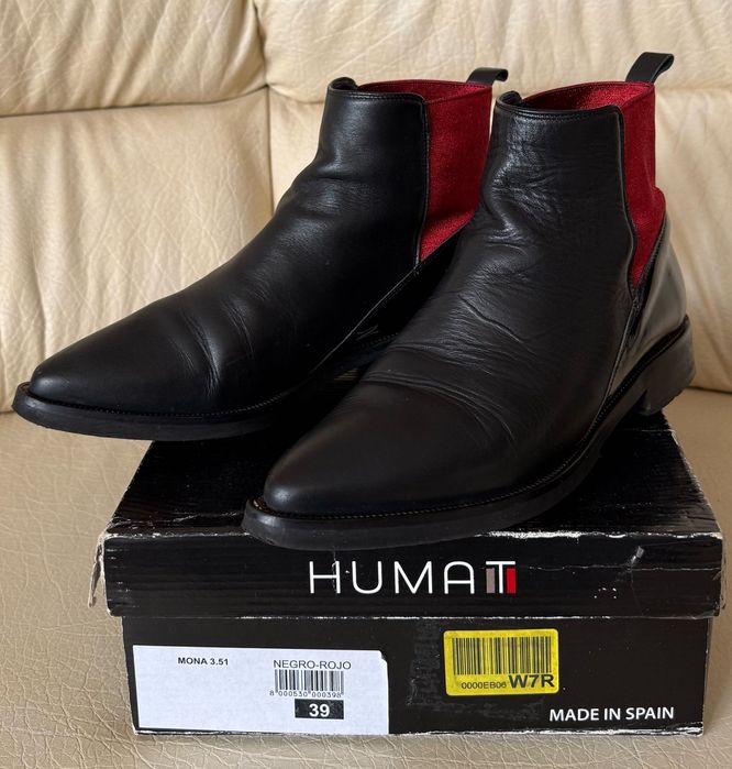 Боти от естествена кожа