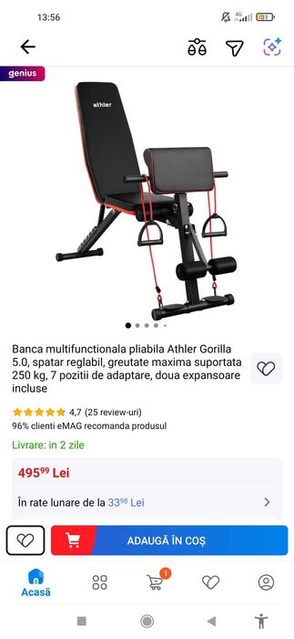 Banca de exerciții Athler Gorilla 5