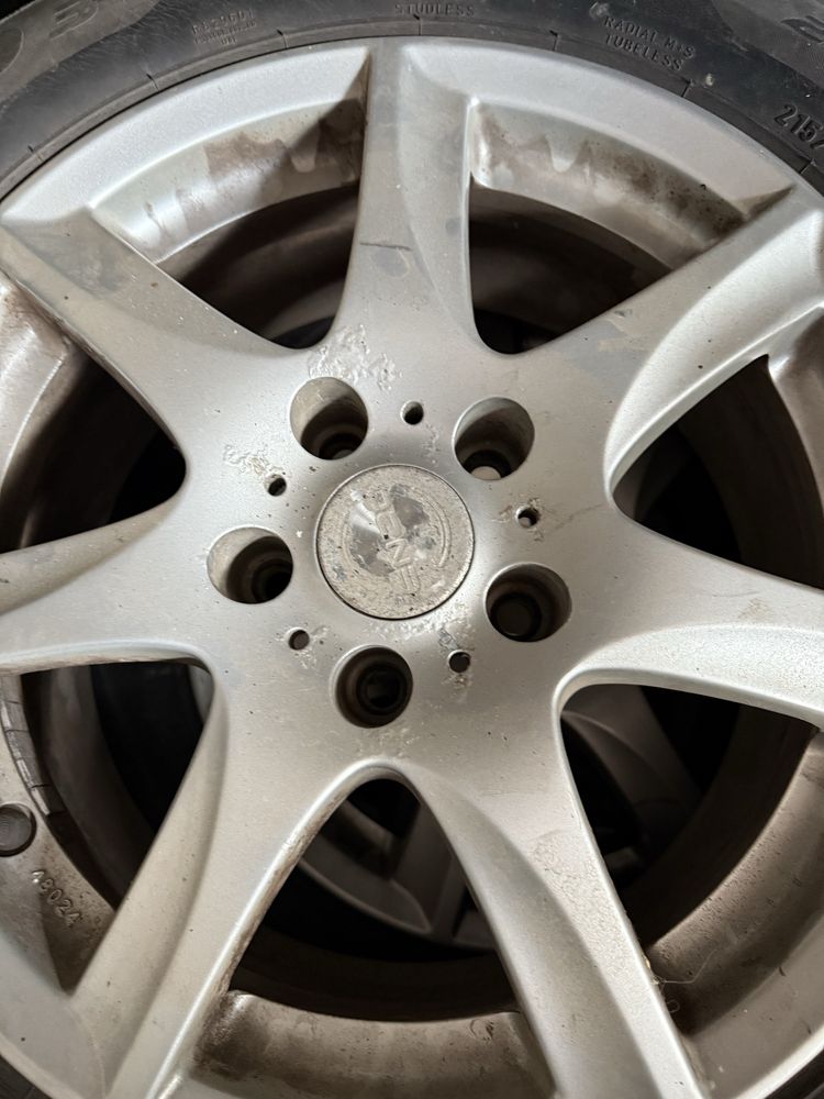 Set 4 Jante 5x110 + Anvelope iarna Pirelli SottoZero 215 55 16