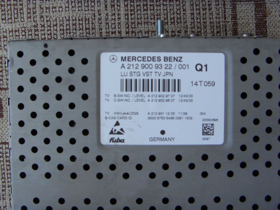 ТВ Тунер / TV Tuner Mercedes / Мерцедес