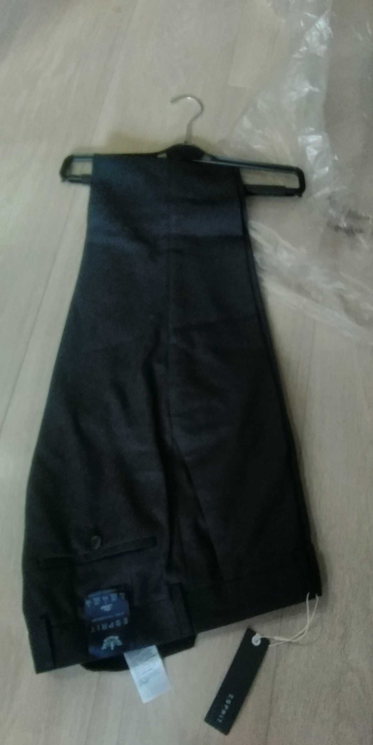 Нов мъжки панталон Esprit, черен, slim, 32L(30)