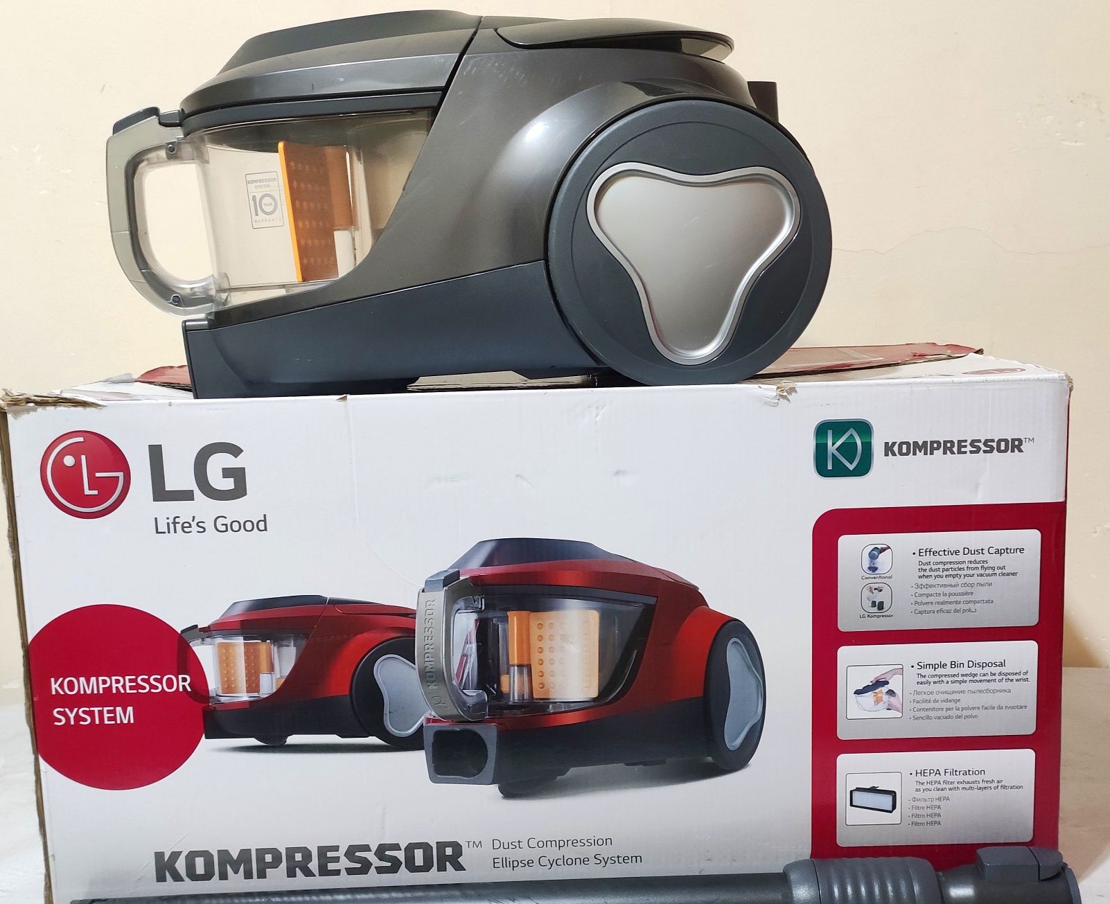 Pilesos LG Kompressor