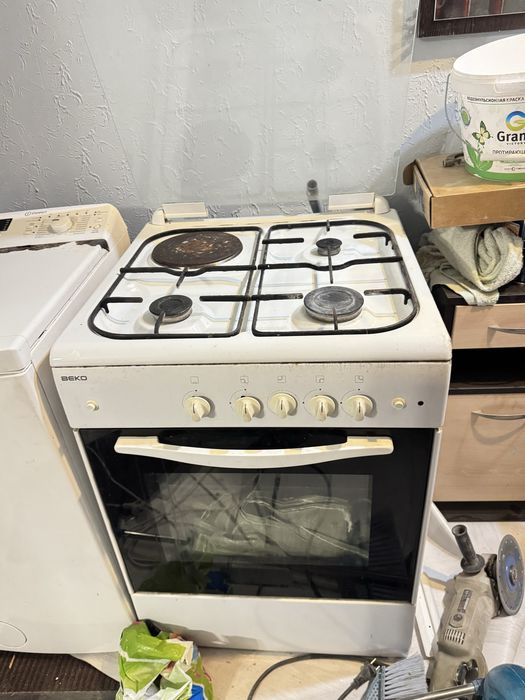 Плита BEKO в рабочем состоянии