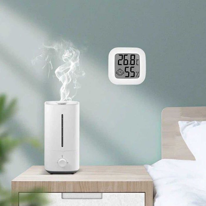 Termometru digital cu higrometru pentru interior design modern 4.5 cm