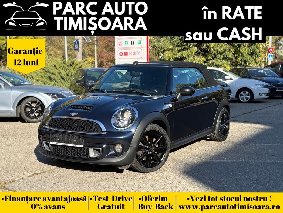 Mini Cooper S S - 185cp - TVA deductibil - Garantie - Finanțare fără avans
