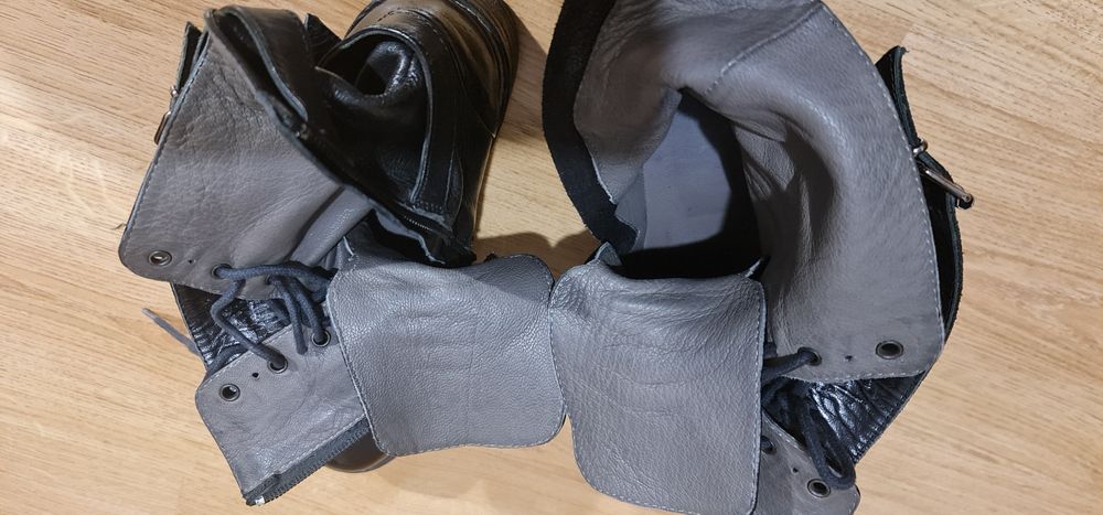 Боти от естествена кожа