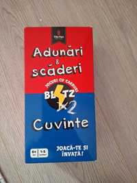 Joc adunari scaderi cuvinte