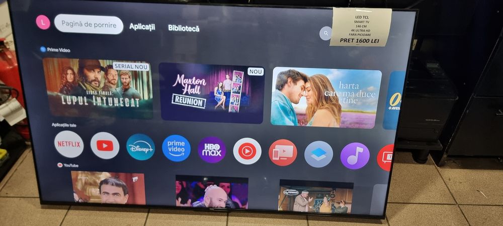 Hope Amanet P6 Smart tv 146 cm 4k  TCL