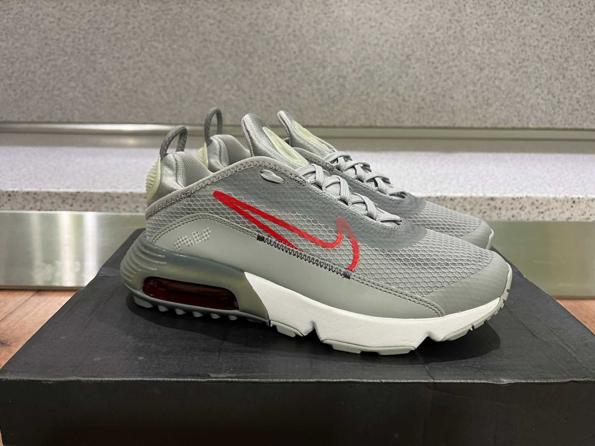 ОРИГИНАЛНИ *** Nike Air Max 2090  Grey/Red