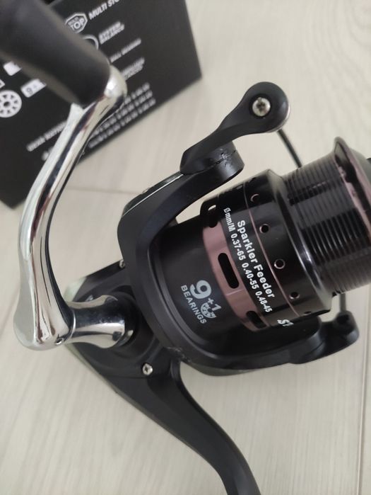 Set Feeder Lanseta din Carbon 3,6m+mulineta Sparkler 5000