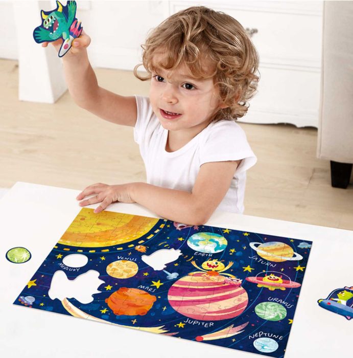 Светещ Пъзел Monster Planet - Извънземен Планетариум 96 части