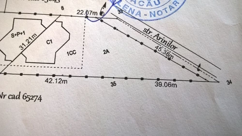 Vand casa constructie P + 1 cu teren 1280 m2  gheraiesti intrarea parc