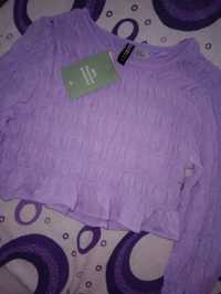 Bluza violet, mărimea XS