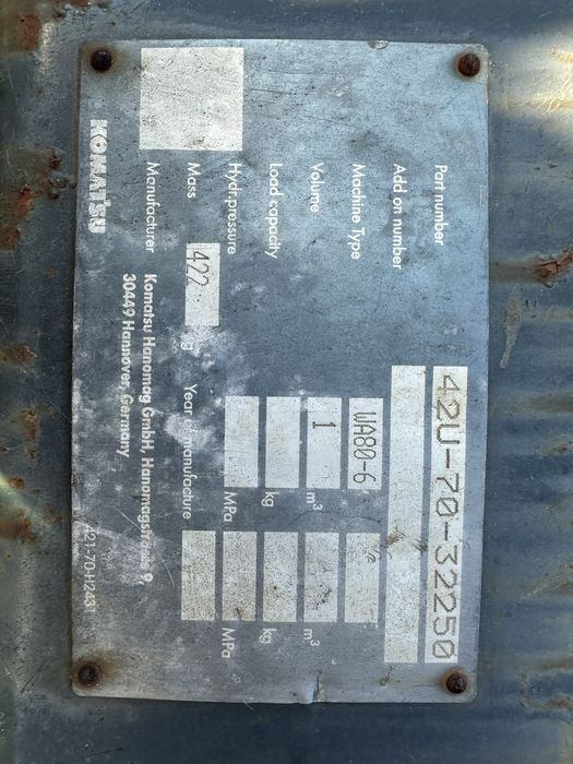 Incarcator frontal Komatsu WA85-3