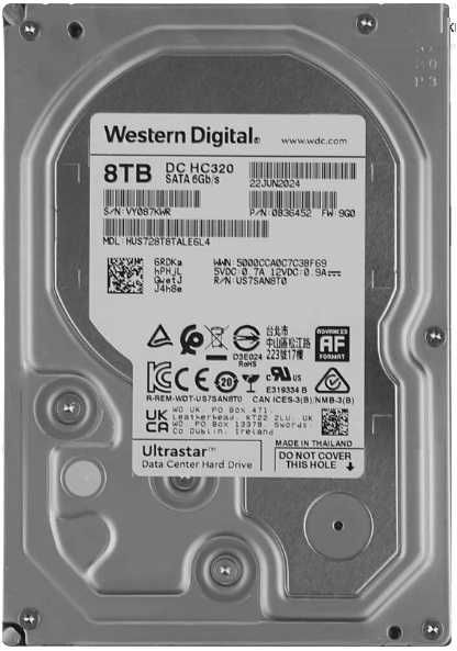 Жесткий диск 8 Тб "WD Ultrastar" - Новый