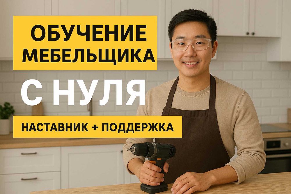 Мебельщик-наставник: обучу с нуля + поддержка после курса