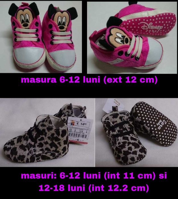 Incaltaminte fetite 0-12 luni