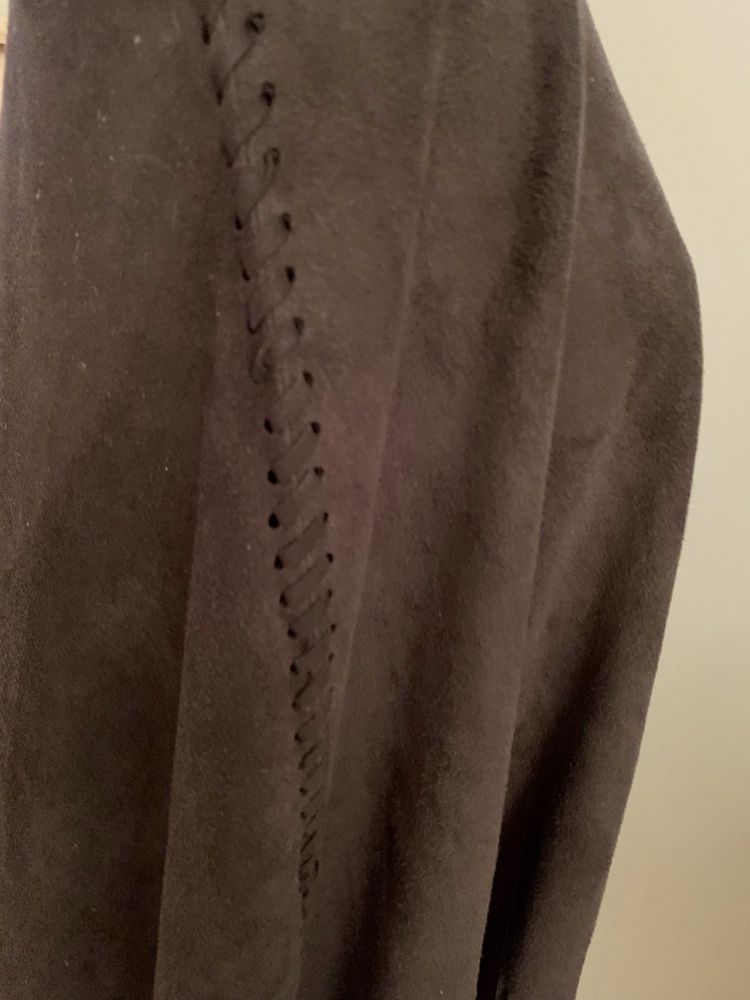 Poncho cu franjuri