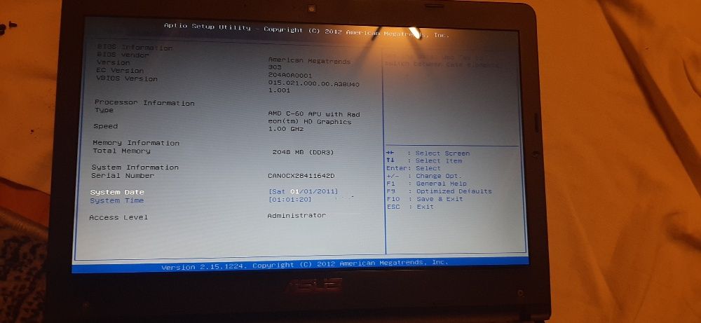 Asus X401U Laptop