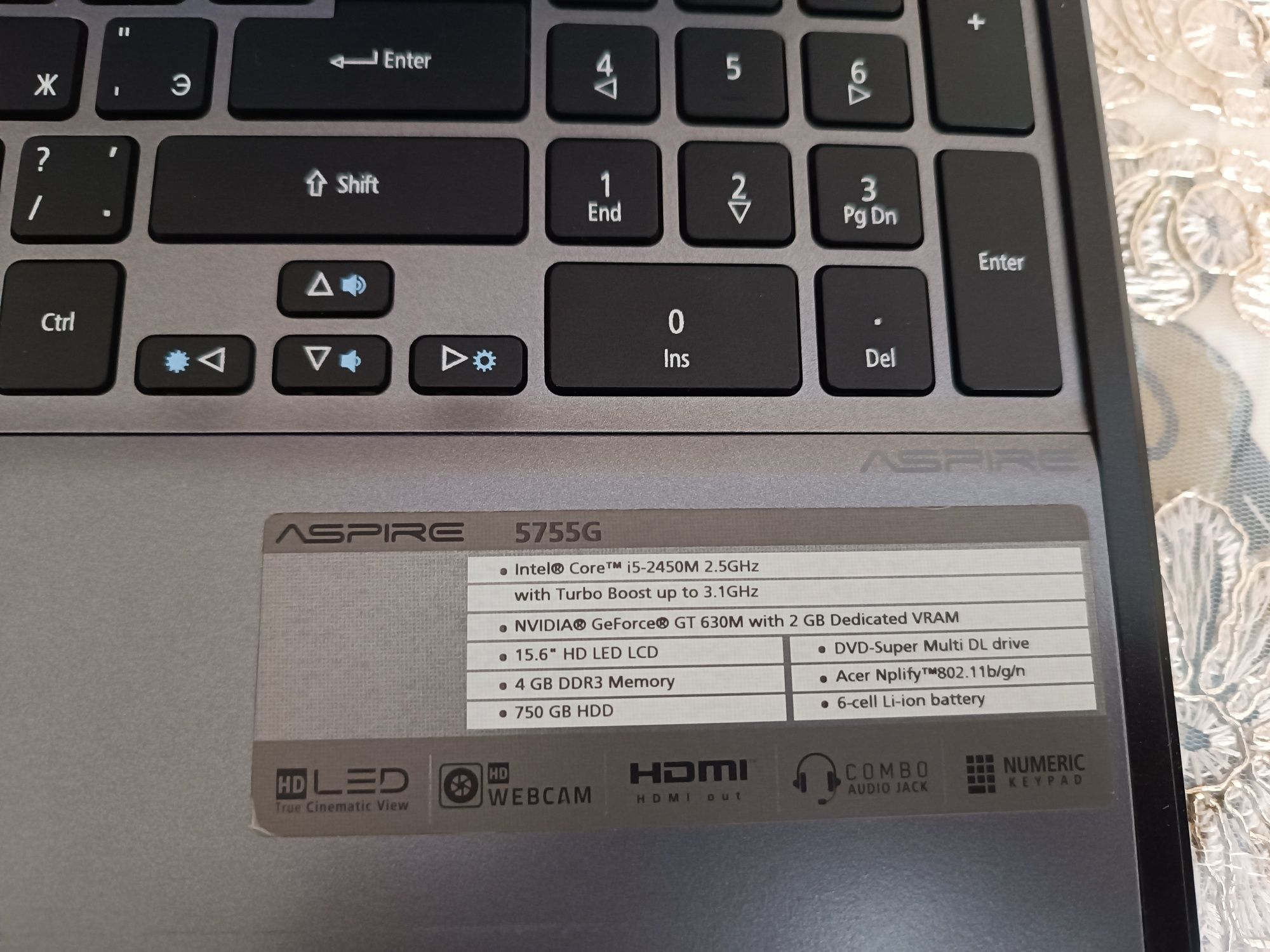 Noutbook Acer Aspire