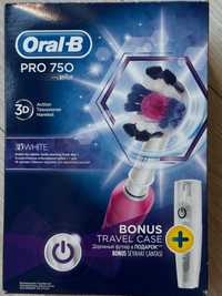 Ел. четка за зъби Oral-B PRO 750 3D White
