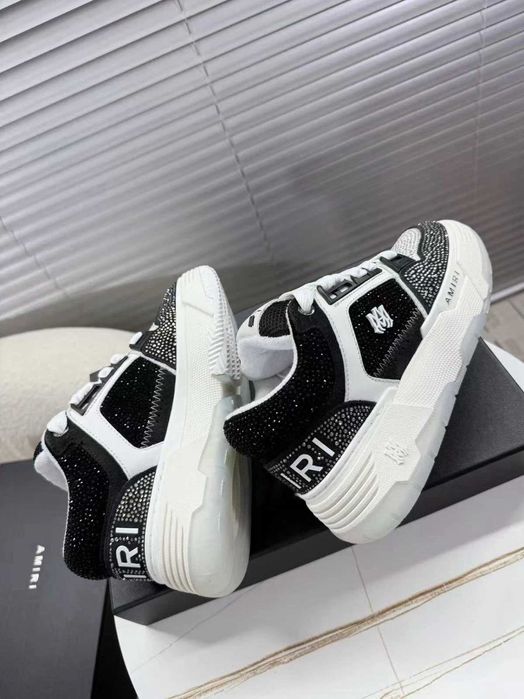 Amiri MA-1 Cu Cristale Alb si Negru