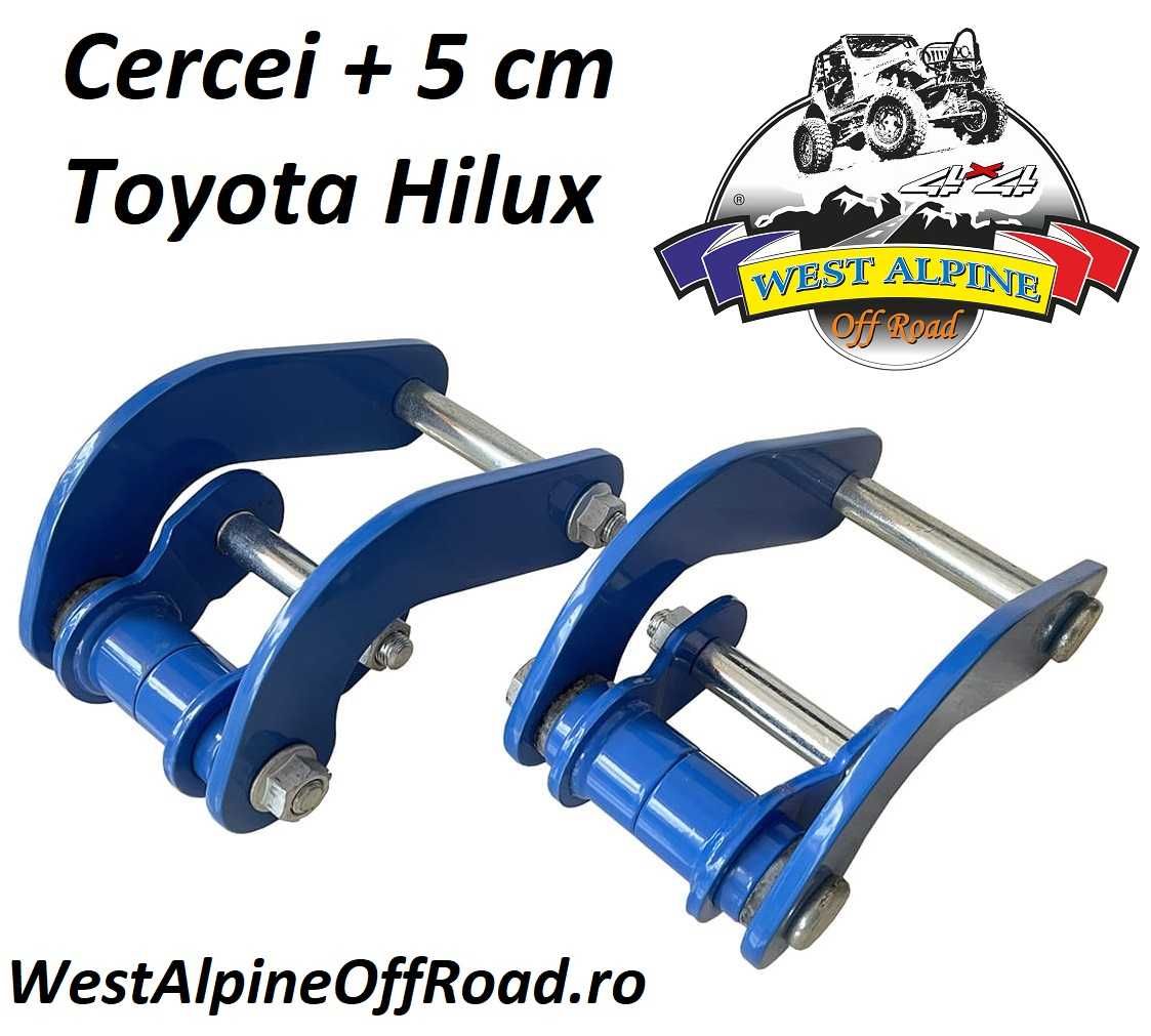 Cercei arcuri Toyota Hilux 2005-2015 - inaltare arcuri +5 cm (tip 2)