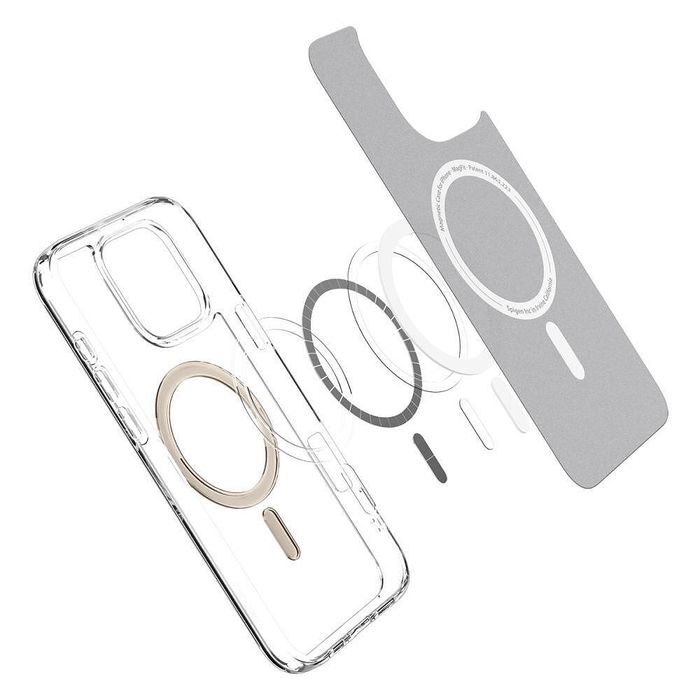 Кейс spigen ultra hybrid mag magsafe за iphone 16 pro - gold