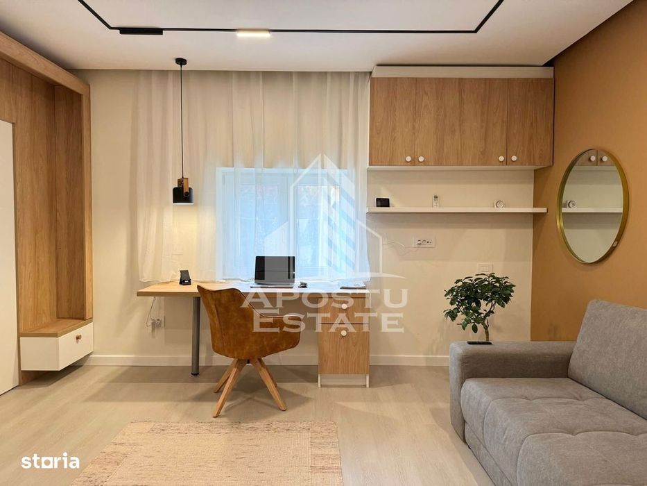 Apartament 1 camera la casa cu curte, centrala proprie, Elisabetin