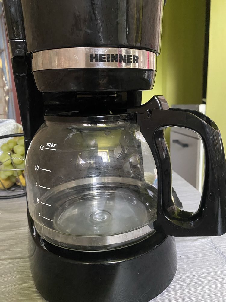 Cafetiera Heinner HCM-800BK, 800W, 1.5L, Negru