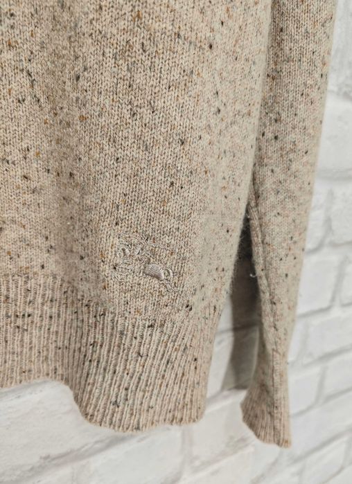 Burberry 100% Кашмирен мъжки пуловер с висока яка размер М