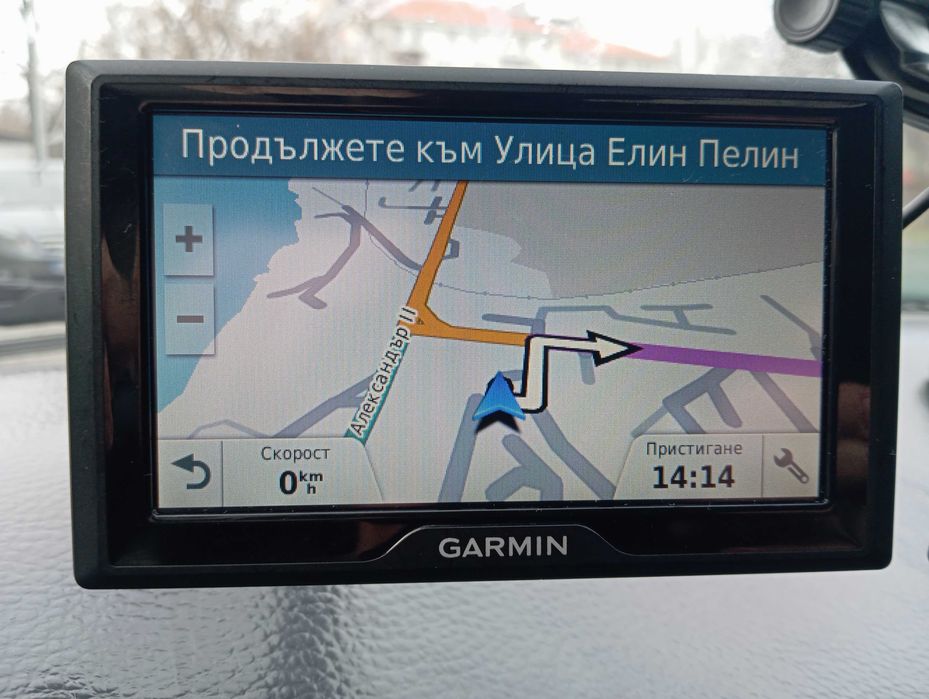 Навигация Garmin 5" за автомобил, България и южна Европа