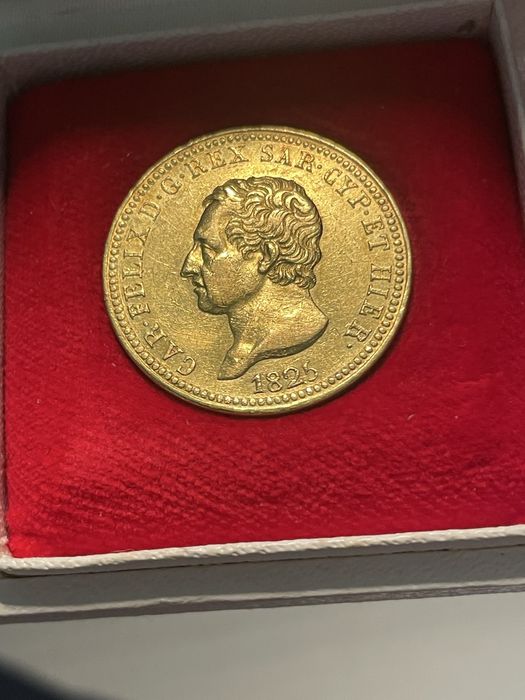 Златна монета Карло Феличе ди Савоя