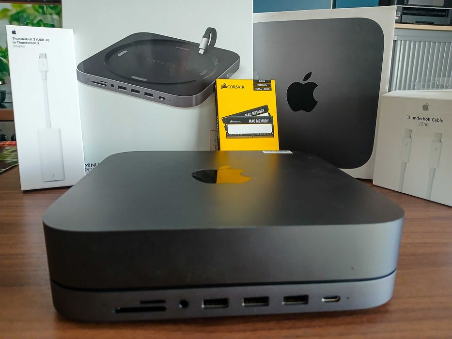 Apple Mac mini [2018] + Dock SATECHI - macOS Sequoia & Win10(bootcamp)