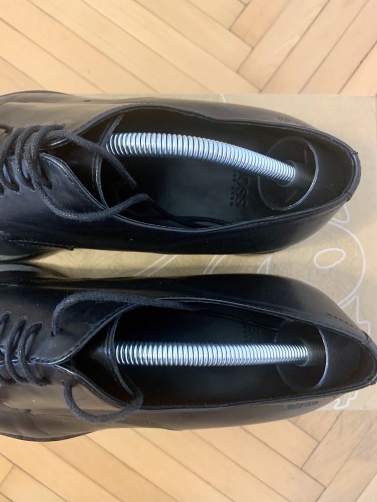 Pantofi negri piele hugo boss 42 ocazie