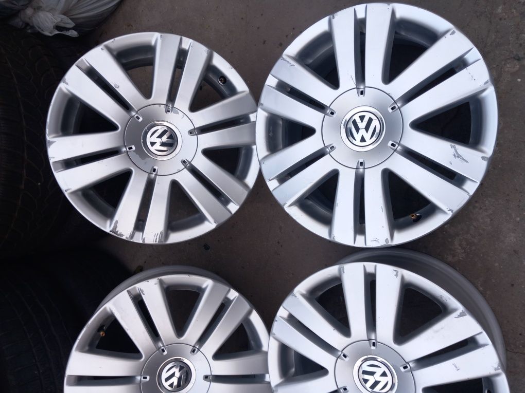 Set 4 jante aliaj r16 Volkswagen 5x112 ,Passat, Golf, Touran,