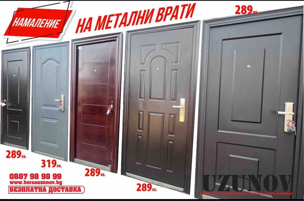 Евтини метални врати