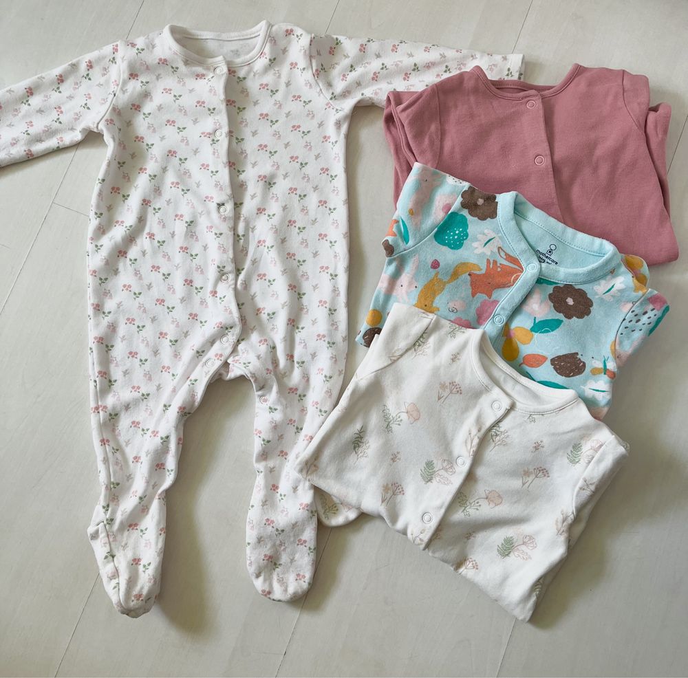 Set salopete fetite Mothercare 3-6 luni