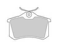 Placute frana spate Skoda RAPID NH3 2012-2016 0986461769